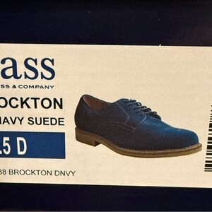 G.H. Bass & Co. Blue Suede Derby Shoes